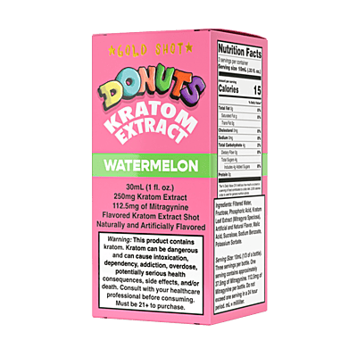 Donuts Kratom Gold Watermelon Shot