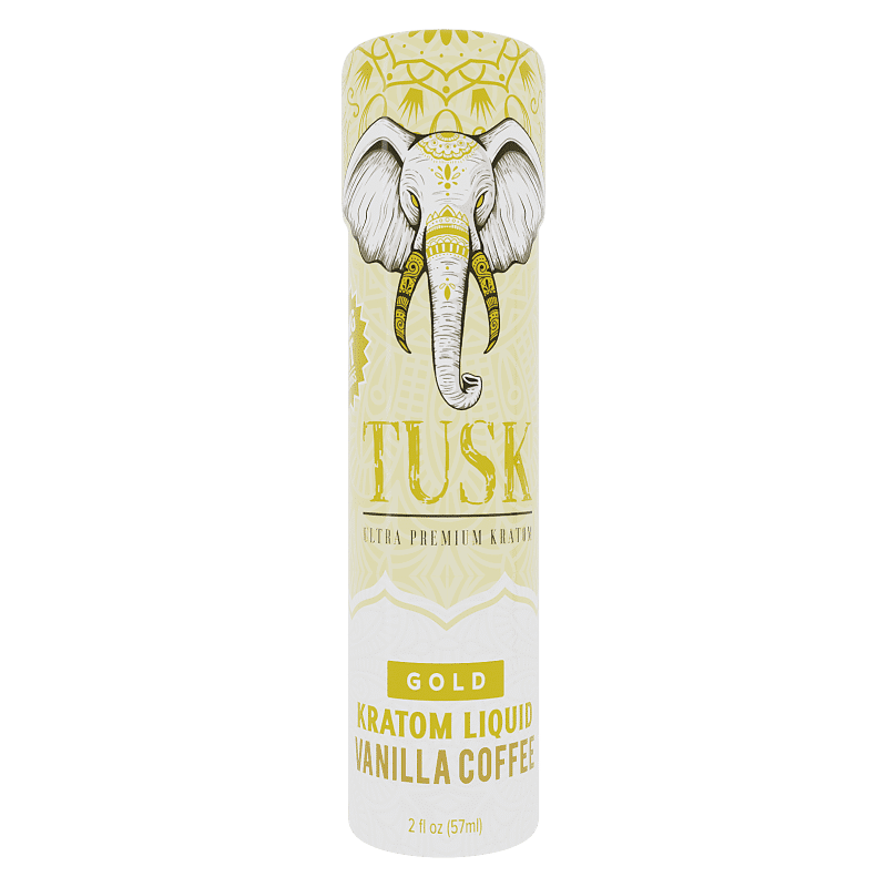 Tusk Kratom Shot 150mg (Gold) Vanilla Coffee